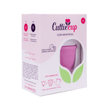 Kit Cuttiecup A - Copa menstrual + Cojín menstrual+ Aplicador + vaso esterilizador + bolsita
