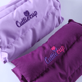 Cuttiecup purple menstrual cushion