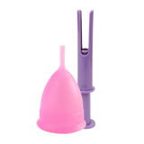 Kit Cuttiecup A - Copa menstrual + Aplicador de copa menstrual + vaso esterilizador + bolsita